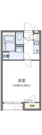 クレイノさんふらわー入谷の物件間取画像